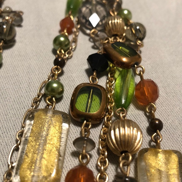 Lia Sophia multilayered beaded necklace - Picture 3 of 3